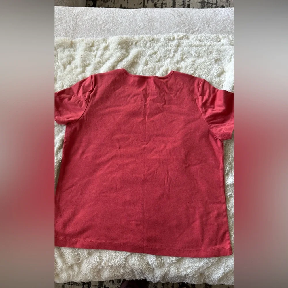 Rebecca Malone Women Embellished Red Shirt - Picture 4 of 5